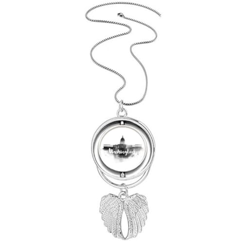 Collier ailes d'ange Amelandmark Ink City pendentif ras de cou