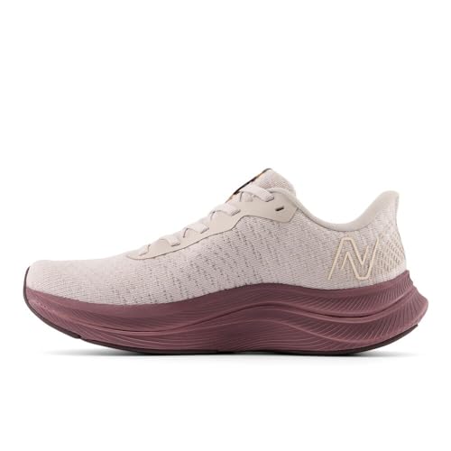 New Balance New Balance Women's FuelCell Propel V4 Running Shoe, Moonrock/Licorice/Vintage Rose, 5 Wide