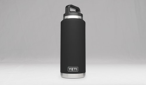 YETI Rambler 36oz Vacuum Insulated Stainless Steel Bottle with Cap, Black DuraCoat