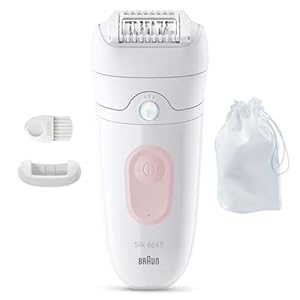 Braun Silk·épil 5, Nass Und Trocken Epilierer, Für Einfache Haarentfernung, Glattleder Lang, 5-011, Rosa Flamingo