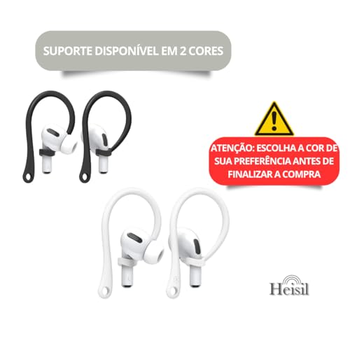Suporte Fixador De Fone Compatível Com Airpods 1 2 3 Pro, Gancho De Orelha Ideal Para Praticar Exerc