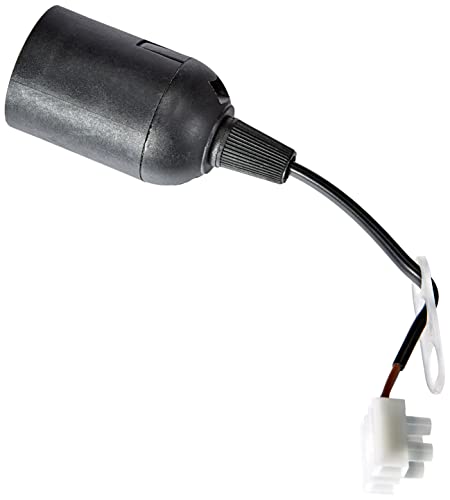 Kopp 214615007 Renovation Socket E27, Black, 1 Piece