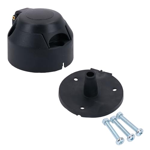 AB Tools Tow Bar Electrics 7 pin 12v N Type Plastic Socket Trailer Lights & Gasket Seal