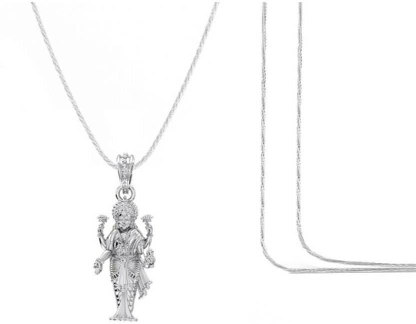 Pendentif en argent sterling Laxmi Ji pour un style quotidien