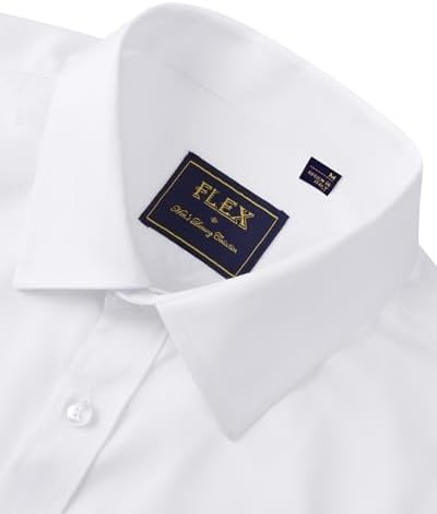 Men's Stretch Dress Shirt - Casual Long Sleeve with Pocket S-6XL - Image 3