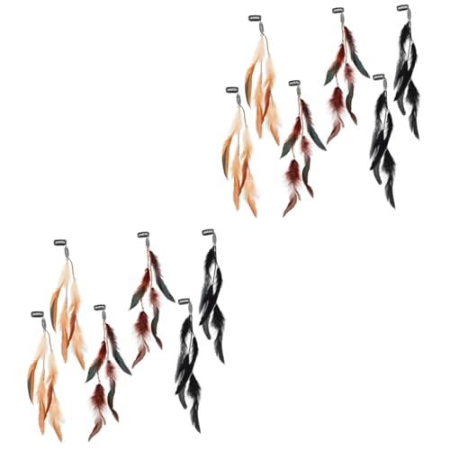 Extensiones de Cabello con Penacho y Accesorios para el Cabello de Mujer 4