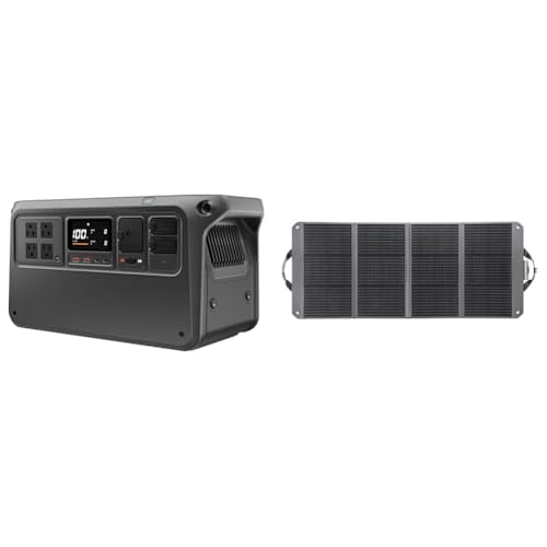 【セット買い】DJI Power 1000 V2 ポータブル電源 1024Wh 大容量 LFPバッテリー コンパクトサイズ 2600Wの安定出力 37分で0-80%充電 家庭用発電機 キャンプ RV オフグリッド キャンプ&RV車中泊 節電 停電対策 防災グッズ 非常用電源 + DJI Zignes 120W ソーラーパネル Power 1000 Power 500