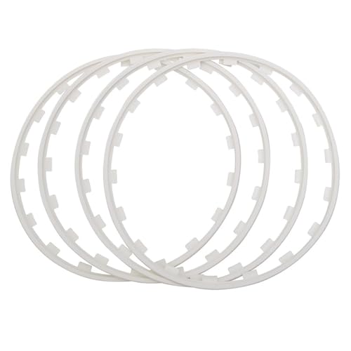 Blue 16in Car Rim Edge Trim Protector, Anti-Scratch Wheel Rim Guard, Durable Wheel Edge Ring Protectors for Tyres, Decorative Tire Rim Strip Trim for Enhanced Protection