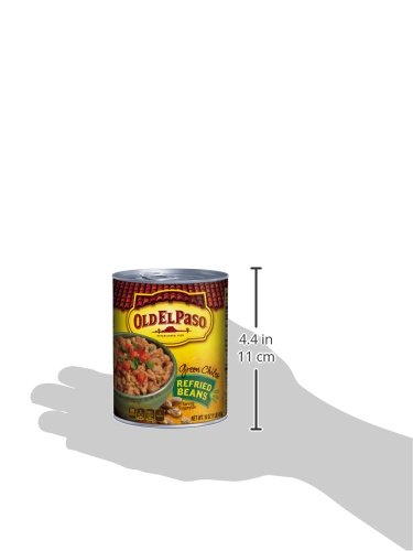 Miniatura 6 de Old El Paso Frijoles Refritos de Chiles verdes, 16 onzas (paquete de 12)