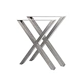 Bc-elec HMLT-3 - Juego de 2 Patas de Mesa (Metal y Acero, 60 x 72 cm)