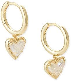 Kendra Scott Ari Heart Huggie Earrings for Women, Fashion Jewelry