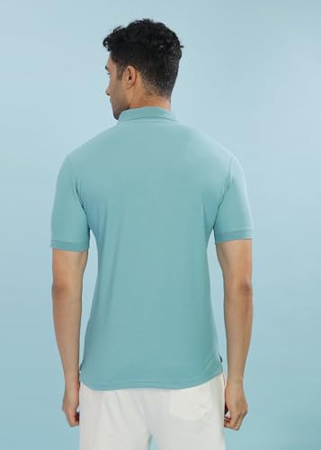 Image of Force NXT Men's Cotton Green Polo T-Shirt