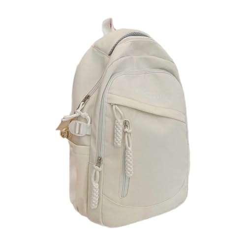 Sac de voyage de grande capacité blanc avec poches multiples pour organiser toutes vos affaires