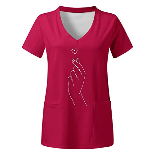 Kasack Damen Pflege Günstig Damen T-Shirt in Übergröße mit...