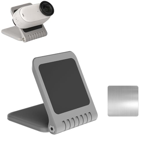 Insta360 GO Ultra/GO 3S/GO 3/DJI OSMO Nano�p�}�O�l�b�g�}�E���g�X�^���h�A�܂肽���ݎ� ���C�}�E���g�x�[�X�A�J�����f�X�N�}�E���g 360°��]��GO Ultra GO 3S GO 3 OSMO Nano�N�C�b�N�����[