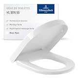 FERMETURE AUTOMATIQUE : ce couvercle de toilettes avec système SoftClosing se ferme en douceur et sans bruit. Cela protège l’abattant et la céramique, empêche les claquements bruyants et offre plus de confort au quotidien.