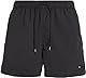 Tommy Hilfiger Herren Badeshorts Medium Drawstring Mittellang, Schwarz (Black), XXL