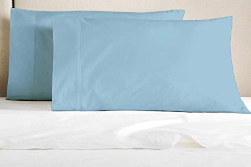 Louis Ultra Soft 100% Plush Egyptian Cotton 1000 TC 2-Piece Bed Pillow Case Set, (King(Pillow Case), Sky Blue)
