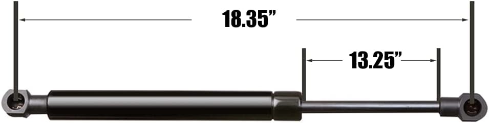 4656 Front Hood Lift Supports Shock Struts Arms Prop Rod Damper Gas Springs Left & Right for Acura CL 1997-1999 Honda Accord 1995-1997, SG326008 74145SV7A01, Pack of 2