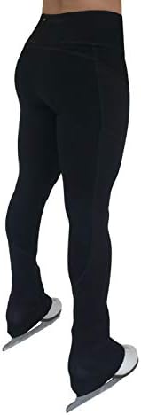| Junior's Figure Skating Practice Pants with Pockets and Breathable Performance Mesh | Junior Sizes
