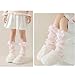 PTILSERY Fashion Leg Warmers Lace Trim Socks for Children Dress Leggings School Uniform Accessories Toddler Girl Leg Covers