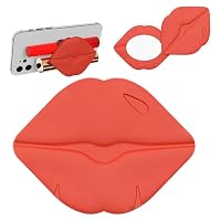 Porta Cellulare A Forma Di Rossetto In Silicone – 2 Pezzi, Adesivo, Leggero E Super Pratico! - 2