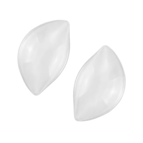 ericotry 1Pair Breathable Womens Soft Silicone Bra Inserts Breast Chest Pads Enhancers Push-up Bra Insert Pad Molding Pad Booster Pads for Swimwear and Daily (Transparent)