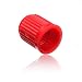 Produktbild XQxiqi689sy Universal-Ventilkappen für Auto/Fahrrad, Kunststoff, 100 Stück Einheitsgröße rot