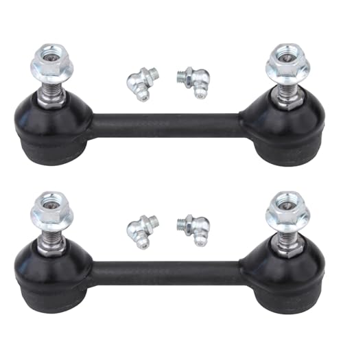 Image of Detroit Axle - AWD Rear Control Arms Kit for 2008-2014 Mitsubishi Lancer [GSR MR] 2 Rear Upper Control Arms 4 Front & Rear Sway Bar Links 2009 2010 2011 2012 2013 Replacement - 6pc Set