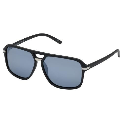 U.S. POLO ASSN. Men's PA3022M Retro Square Mirror Navigator Polarized Aviator Sunglasses with UV400 Protection, Sport Sunglasses for Men