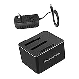 SOLUSTRE HDD Base External HDD Dock Ssd Dock Hard Drive Reader Computer Hard Drive Zilkee Hard Drive Recovery Computer Dock Hard Drive Dock Ssd Reader Hard Disk Card Reader Base Box Copper