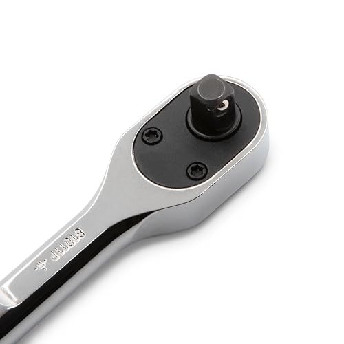Image of GEARWRENCH 1 /4 inch Drive 120XP Full Polish Chrome Teardrop Ratchet | 81011XP