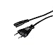 Produktbild Hama 75044265 Netzkabel, zweipolig, Stecker C8, 1,5 m, Schwarz