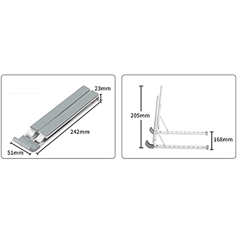 Soporte plegable ajustable para laptop de aluminio miniatura 2