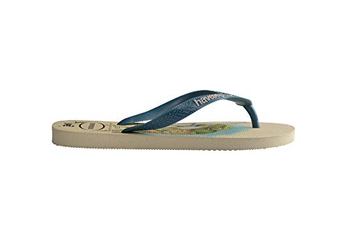 Chinelo Ipê, Havaianas, Criança Unissex, Areia/Azul, 25/26