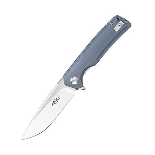 GANZO Firebird FH91-GY Pocket Folding Knife D2 Steel Blade G10 Handle with Clip Camping Fishing Hunting Outdoor EDC Knife (Gray)