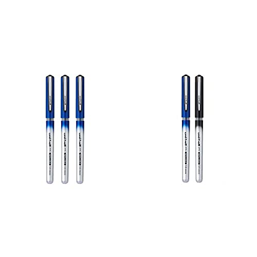 Image of uni-ball Refillable Liquid Ink 0.5 mm Micro Roller Pen & uni-ball Refillable Liquid Ink 0.5 mm Micro Roller Pen Combo Set