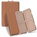 FYY Daily Pill Organizer,7 Compartments Portable Pill Case Travel Pill Organizer,[Folding Design] Pill Box for Purse Pocket to Hold Vitamins,Cod Liver Oil,Supplements and Medication-Brown