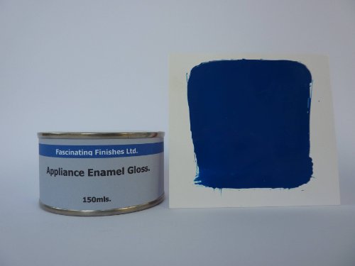 Fascinating Finishes Ltd 1 x 150ml Royal Blue Gloss Fridge, Cooker And Appliance Enamel Paint. Heat Resistant