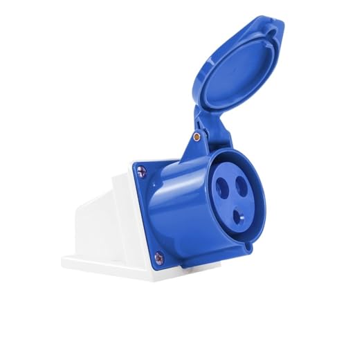 ���ȎY�Ɨp�v���O�ƃ\�P�b�g 3 �R�A 32A �I�X�ƃ��X�̃h�b�L���O�h���h���q��R�l�N�^ 380V(Surface mounted socket)