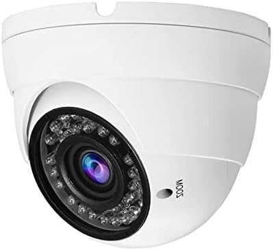 Anpviz Analog CCTV Camera HD 1080P 4-in-1 Security Camera(TVI/AHD/CVI/960H CVBS) Analog Security Camera 2.8-12mm Varifocal Lens 36 IR-LEDs Turret Dome Camera for Day& Night