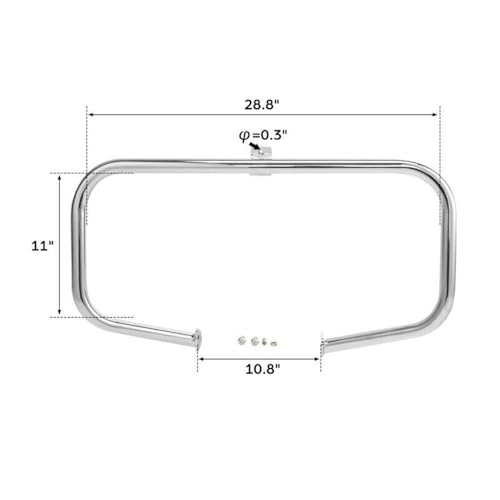 Motorcycle engine guard robuste pour Touring FLHT 1997-2008