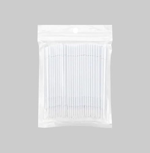 GOODCHI 極細綿棒 使い捨てマイクロスティック 100個入り 高繊維製 化粧道具 マスカラブラシ タッチアップ筆ブラシ マイクロアプリケーター