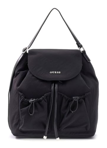Sac à dos GUESS noir Sage Flap Backpack pour femme