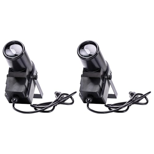 LED Pinspot UKing 30W RGBW - Luci Palco Con DMX512, Modalit&agrave; Audio | Per Party, Disco, Casa