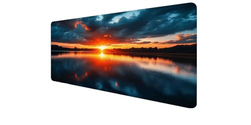 Mouse pad XXL con bordes cosidos y base de goma para un deslizamiento preciso en tu PC