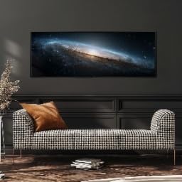 Tableau espace profond panoramique pour décorer un grand mur vide