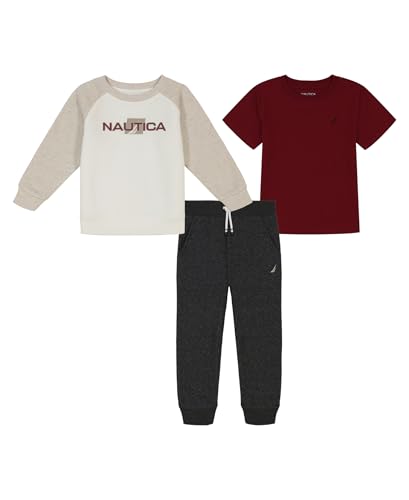 Image of Nautica Boys' 3pc Fleece Pant Set
