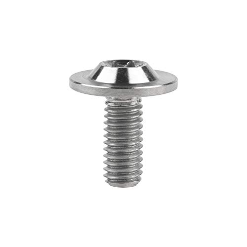 Image of Titanium Torx Head M6 x15 20mm Bolt Screw for Bicycle Motorcycle Car Modification Pack of 6 (Normal Titanium, M6x15mm)