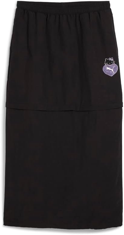 PUMA Womens Hk X Woven Maxi Skirt Casual Casual - Black - Size M